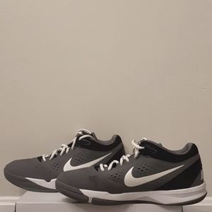 Nike Men sneakers Zoom Attero 555072-002 Gray/White  lace up shoes  size 12